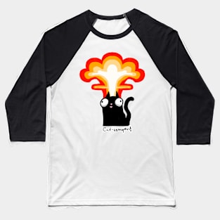 The Cat of Doom Baseball T-Shirt